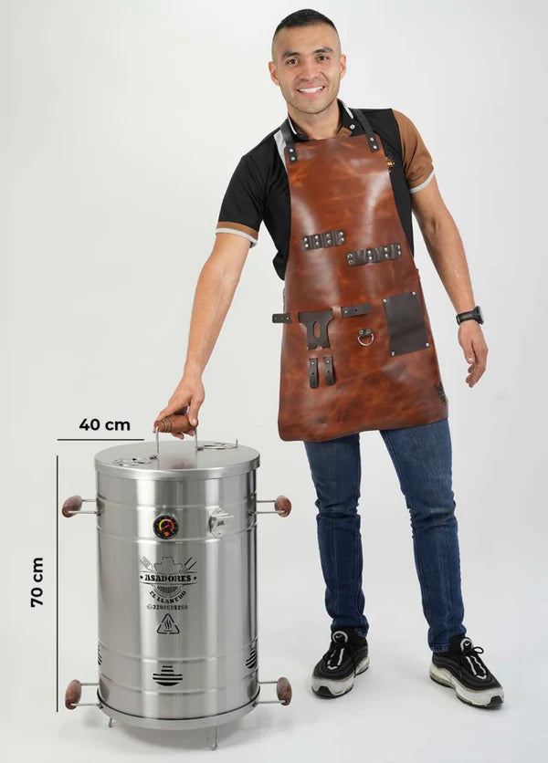 "¡Combo Especial de Febrero! Barril Mediano de 20 a 28 Libras en Acero Grado Quirúrgico: Calidad y Resistencia en Cada Asado"