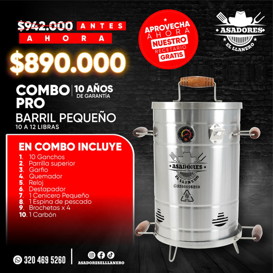 ¡Aprovecha la Oferta! Barril Pequeño de Alta Calidad  de 10  12 libras